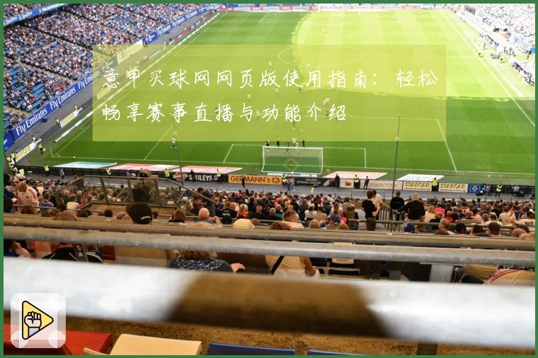 意甲买球网网页版使用指南：轻松畅享赛事直播与功能介绍